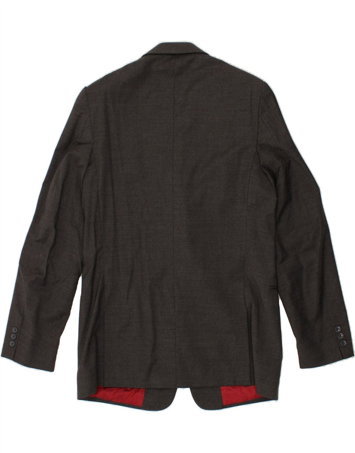 DOLCE & GABBANA Costume 2 pièces 3 boutons pour homme UK 40 Large W36 L34 Laine Grise