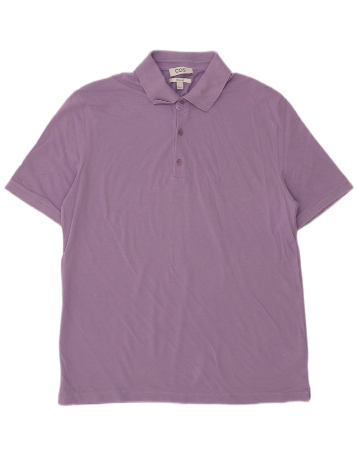 Cos Polo Regular Homme Grand Violet Coton