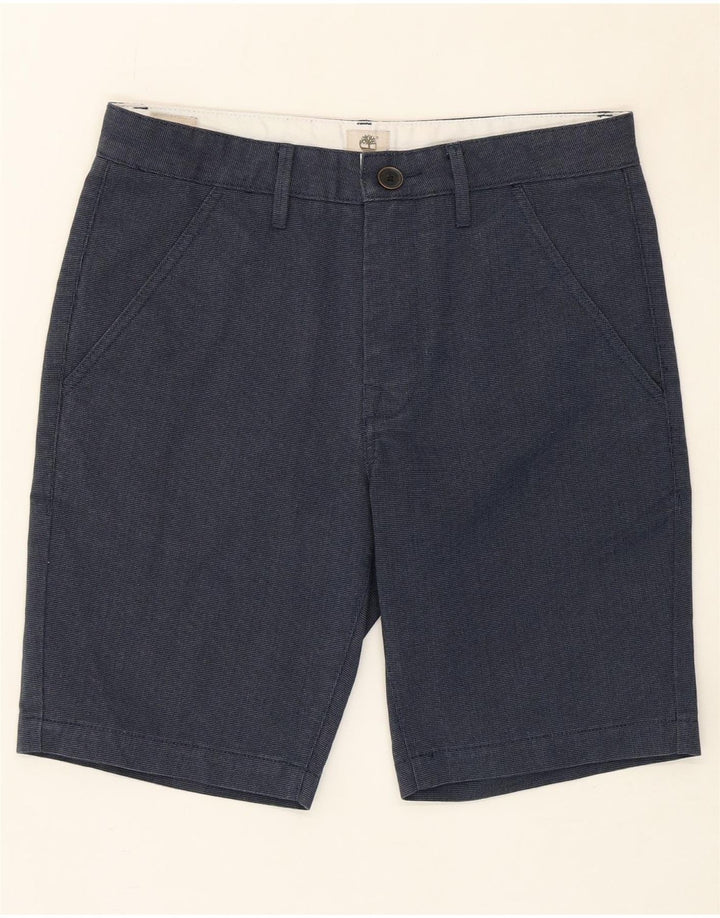 TIMBERLAND Mens Chino Shorts W30 Medium Navy Blue Cotton Vintage Timberland and Second-Hand Timberland from Messina Hembry 