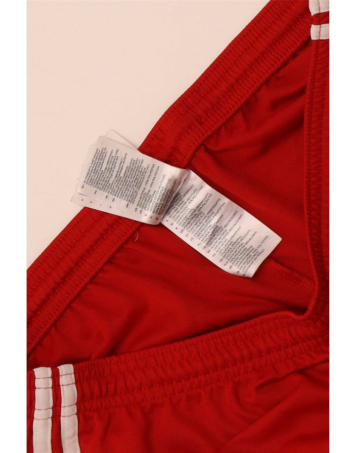 Adidas Short de Sport Graphic Regular Homme Rouge Moyen Polyester Sports
