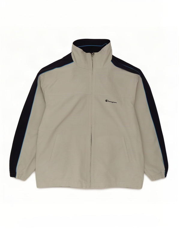 Champion Veste de survêtement pour homme Large Blanc Colourblock