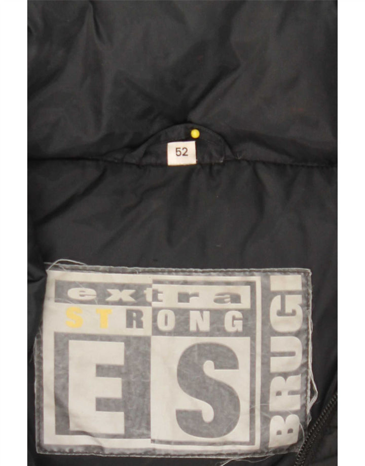 Brugi Veste matelassée à capuche IT 52 XL Noir Polyamide