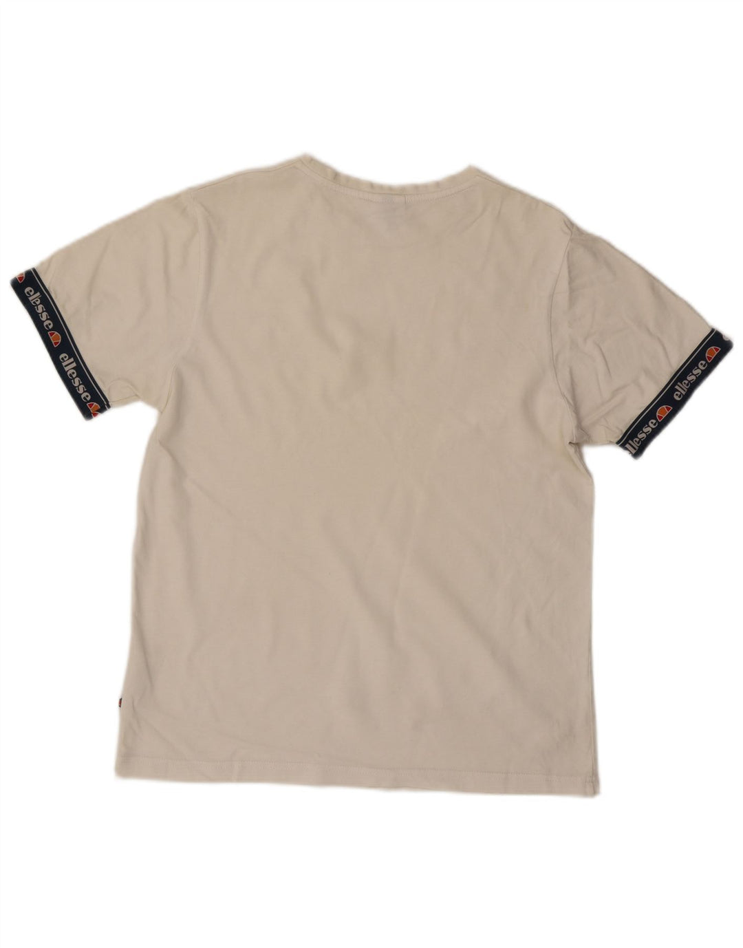 Ellesse T-Shirt Graphique Homme Blanc Moyen Coton