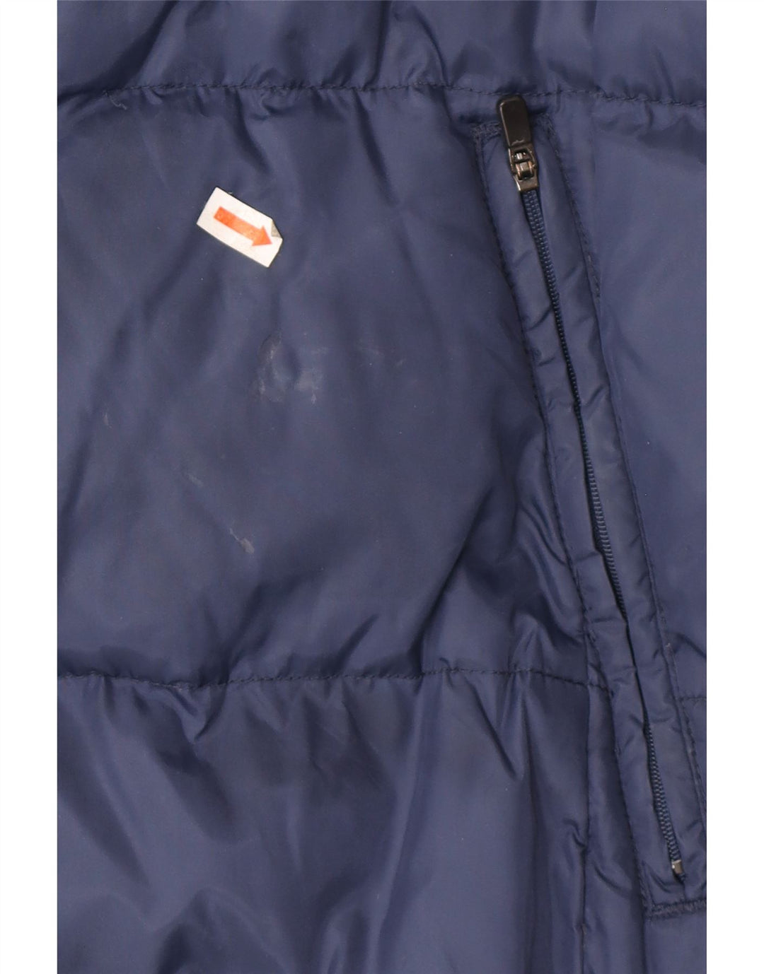 KAPPA Veste matelassée à capuche pour homme UK 38 Bleu marine moyen Polyamide
