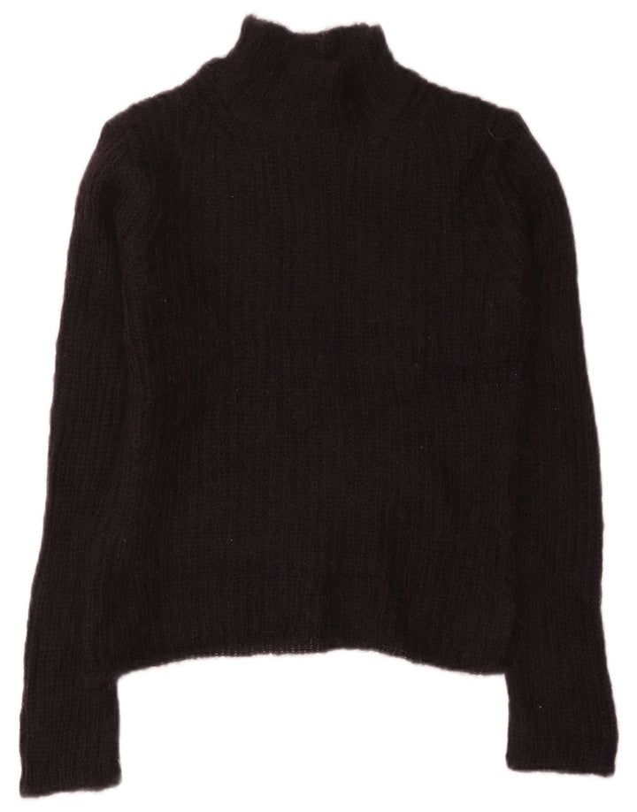 French Connection Pull col roulé pour femme UK 10 Petit Noir