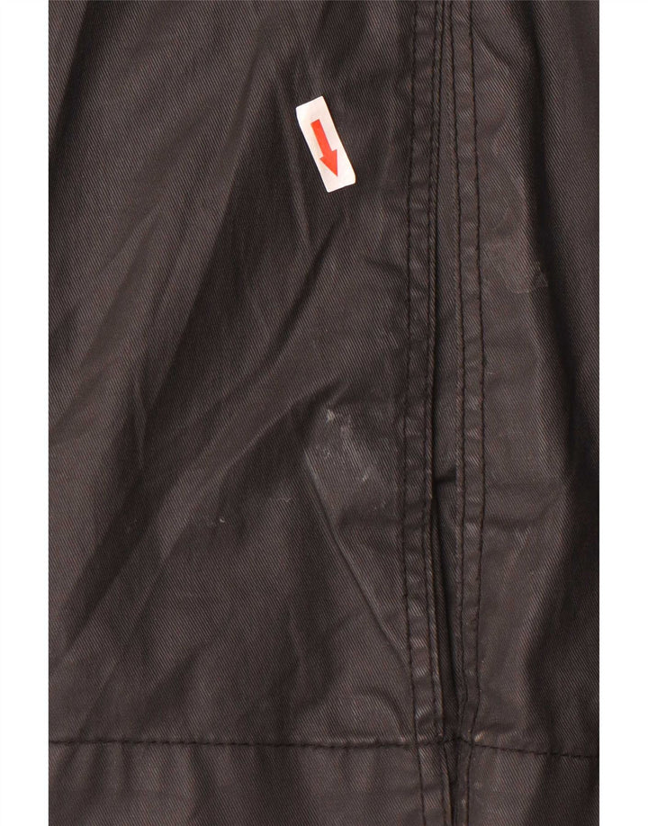KHUJO Trench-Coat Femme UK 18 XL Noir Polyester