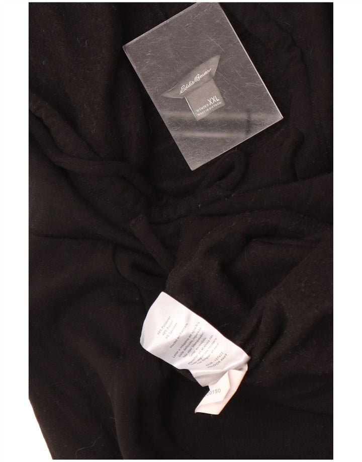 Eddie Bauer Pull à capuche pour femme UK 20 2XL Noir Polyester