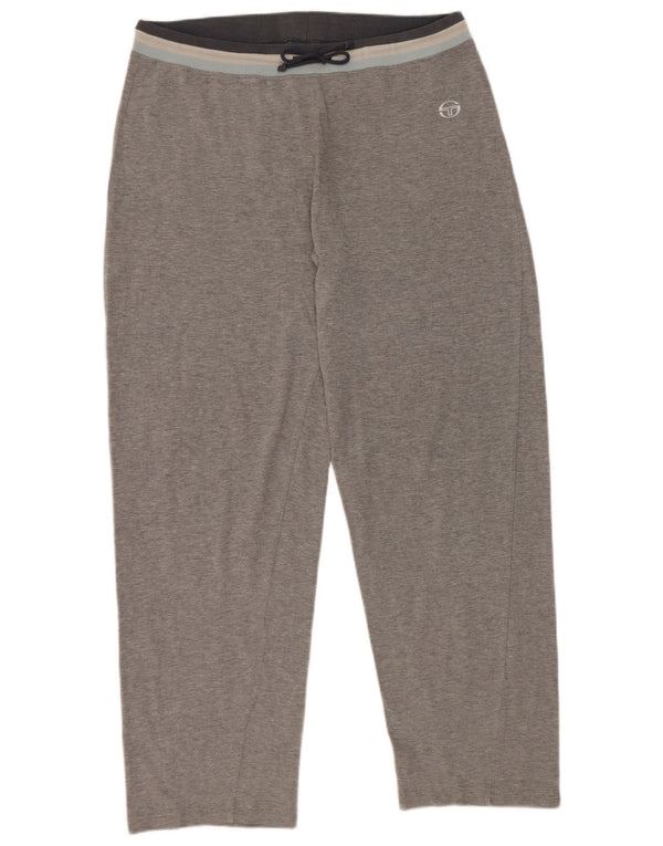 Sergio Tacchini Pantalon de survêtement pour femme UK 18 XL Gris Coton