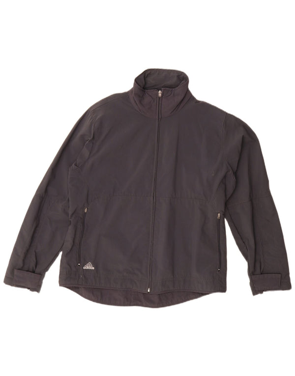 Adidas Veste Bomber Femme UK 14 Large Noir Polyamide