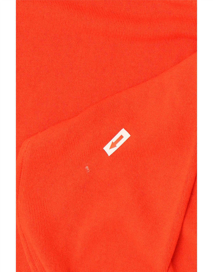 Marks & Spencer Pull col roulé pour femme UK 10 Petit Acrylique Rouge