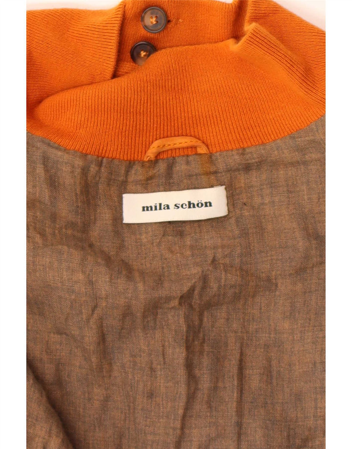 Mila Schon Gilet matelassé pour homme UK 38 Orange moyen