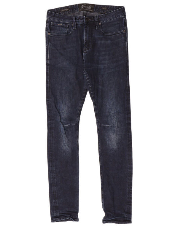 Superdry Jean Slim Low Rider W28 L32 Homme Bleu Coton