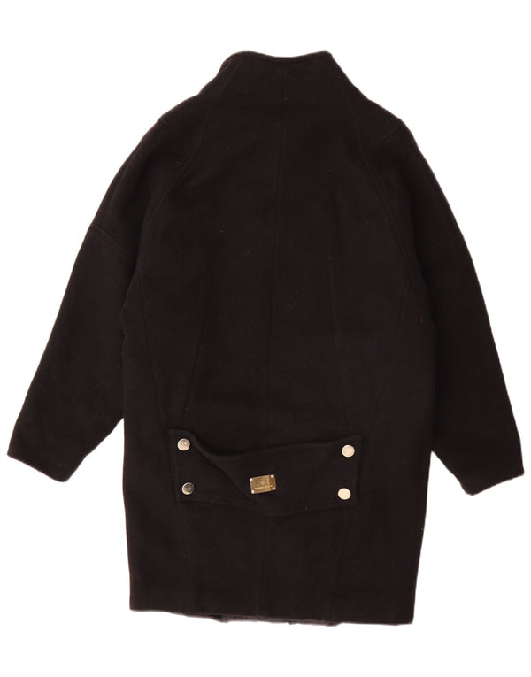 Elisabetta Franchi Pardessus surdimensionné pour femme IT 40 Small Noir