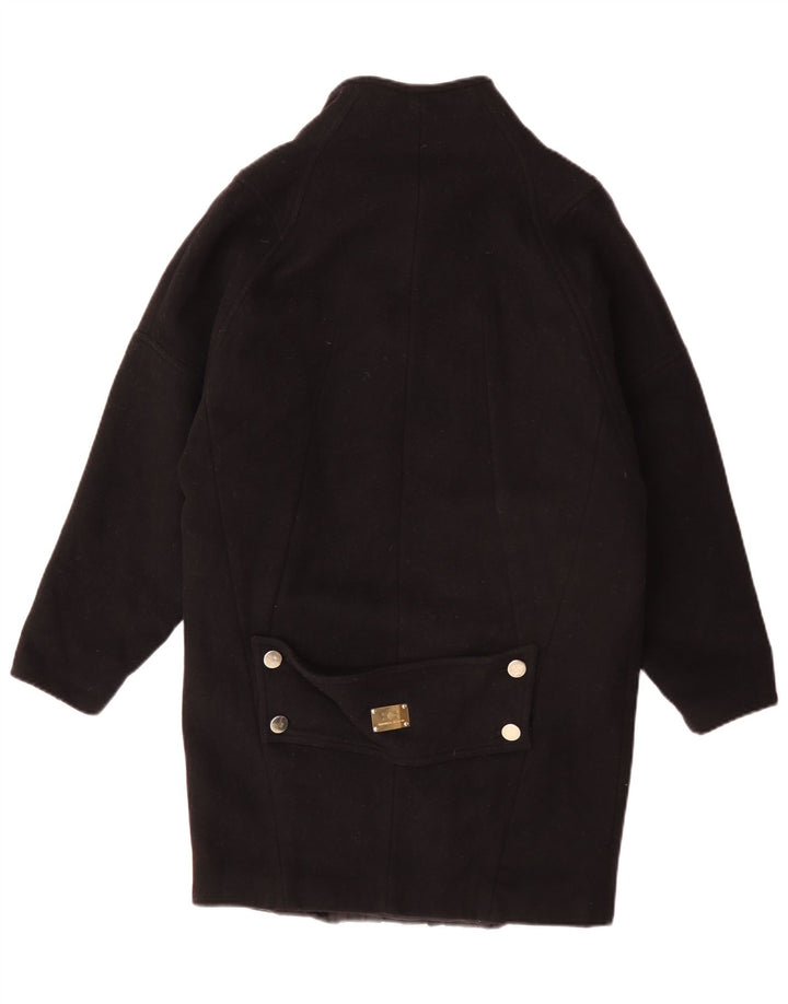 Elisabetta Franchi Pardessus surdimensionné pour femme IT 40 Small Noir