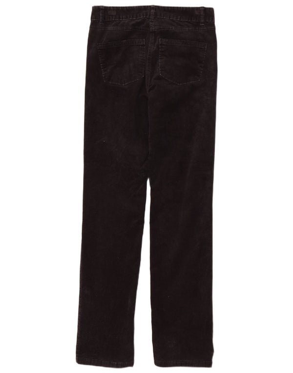 Marks & Spencer Pantalon en velours côtelé pour femme UK 8 Small W28 L31 Bleu marine