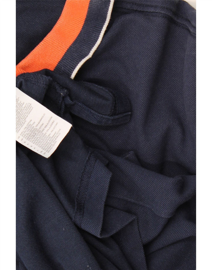 ADIDAS Polo Homme 3XL Bleu Marine Colorblock Coton