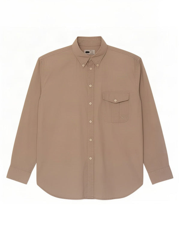 Fila Chemise Homme Beige Moyen Coton
