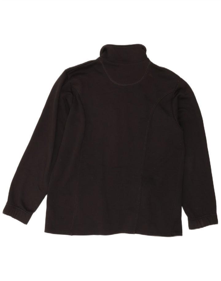 FILA Veste de survêtement graphique pour femme UK 14 Noir moyen Polyester