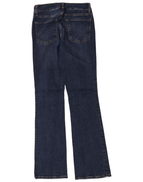 Zara Jeans Bootcut Femme EU 38 Small W28 L32 Bleu Marine Coton