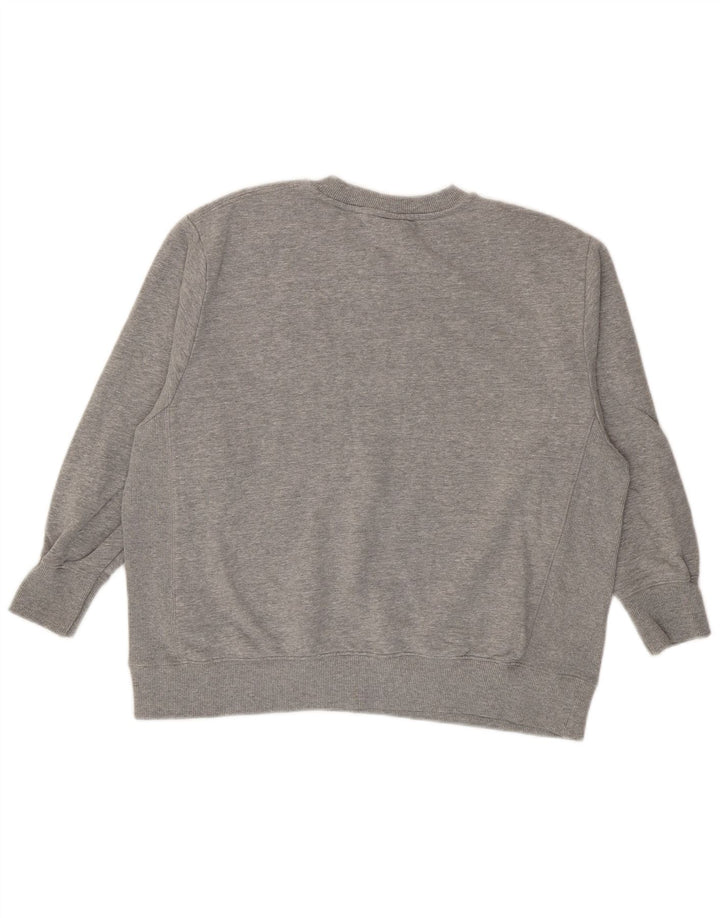 Zara Harvard Graphic Sweat-shirt surdimensionné pour femme UK 10 Petit Gris