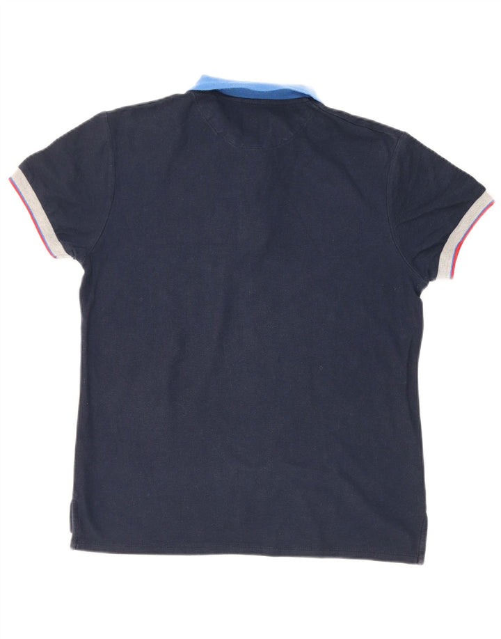 Polo Bugatti Garçon 13-14 ans Bleu Marine Coton