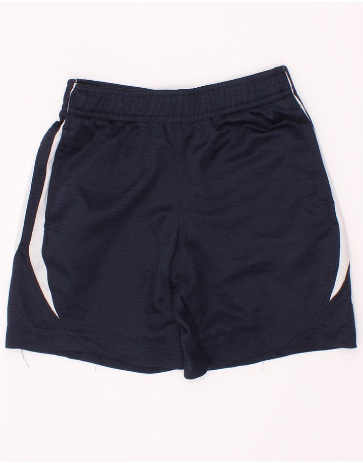 Nike Short de sport pour garçon 3-4 ans Bleu marine Colorblock Polyester