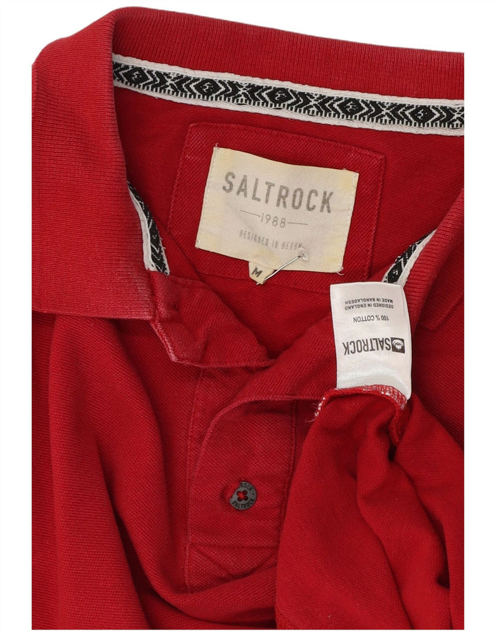 Saltrock Polo Homme Rouge Moyen Coton