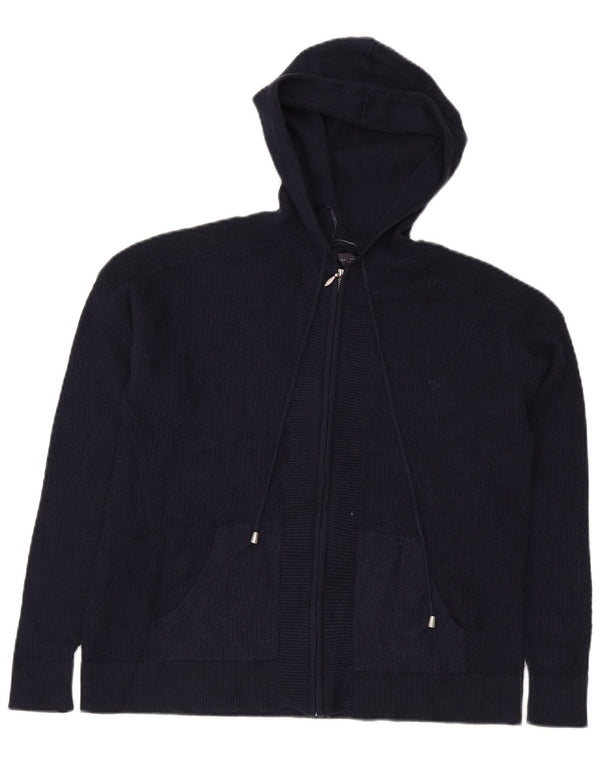 MARKS & SPENCER Pull cardigan coupe ample pour femme UK 14 Bleu marine moyen