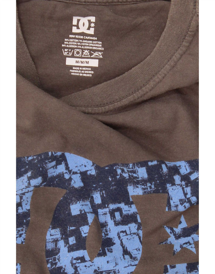 DC T-Shirt Graphique Homme Gris Moyen Coton