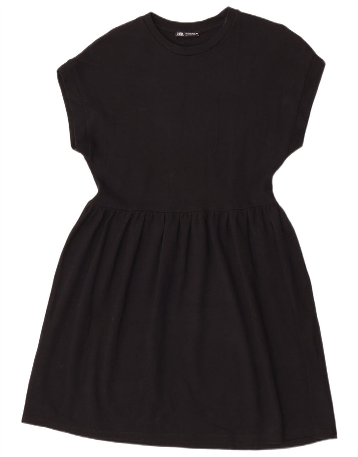 Zara Robe trapèze pour femme UK 12 Noir moyen