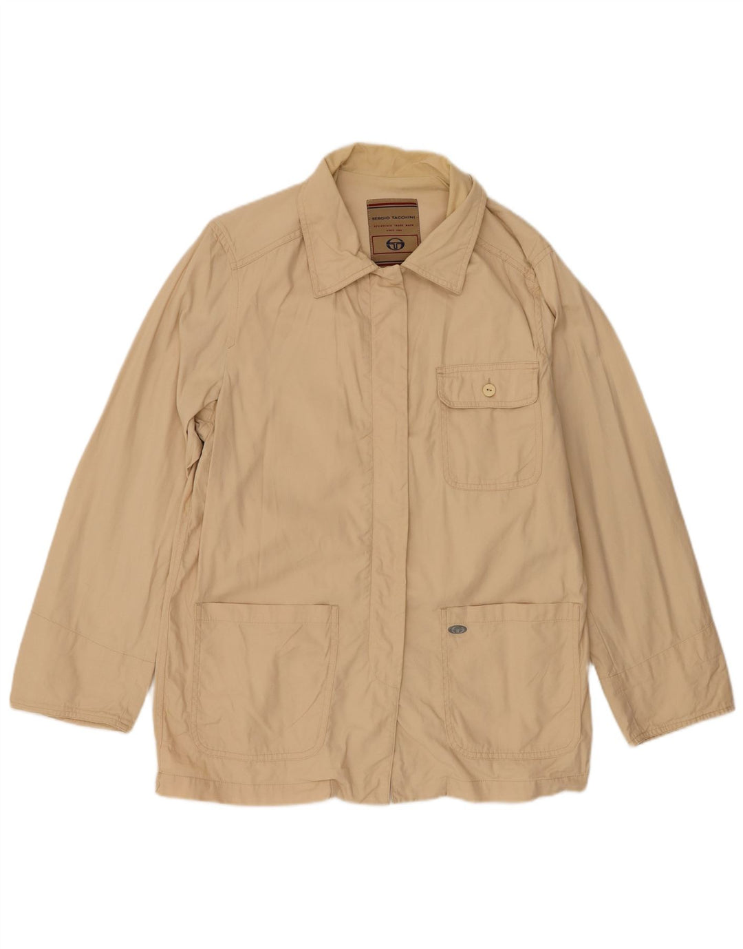 Sergio Tacchini Veste utilitaire pour femme UK 14 Coton beige moyen