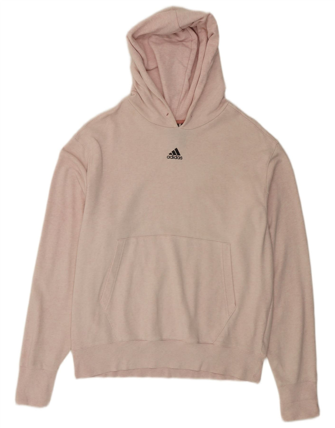 ADIDAS Pull à capuche pour homme Grand coton rose