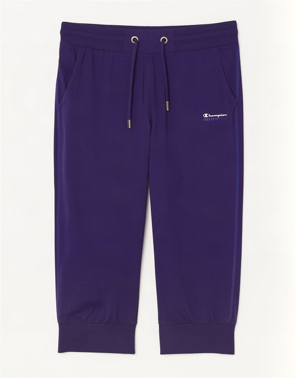 Champion Pantalon de survêtement Capri pour femme UK 18 XL Bleu marine Coton