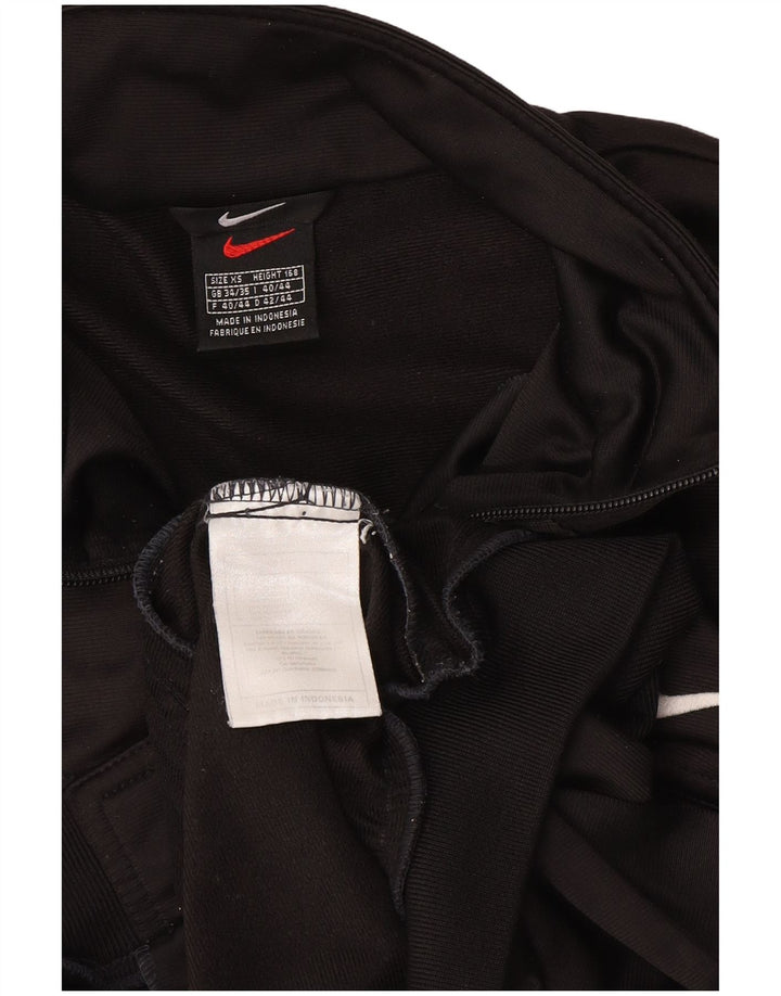 Nike Veste de survêtement graphique pour homme UK 34/35 XS Noir Polyester