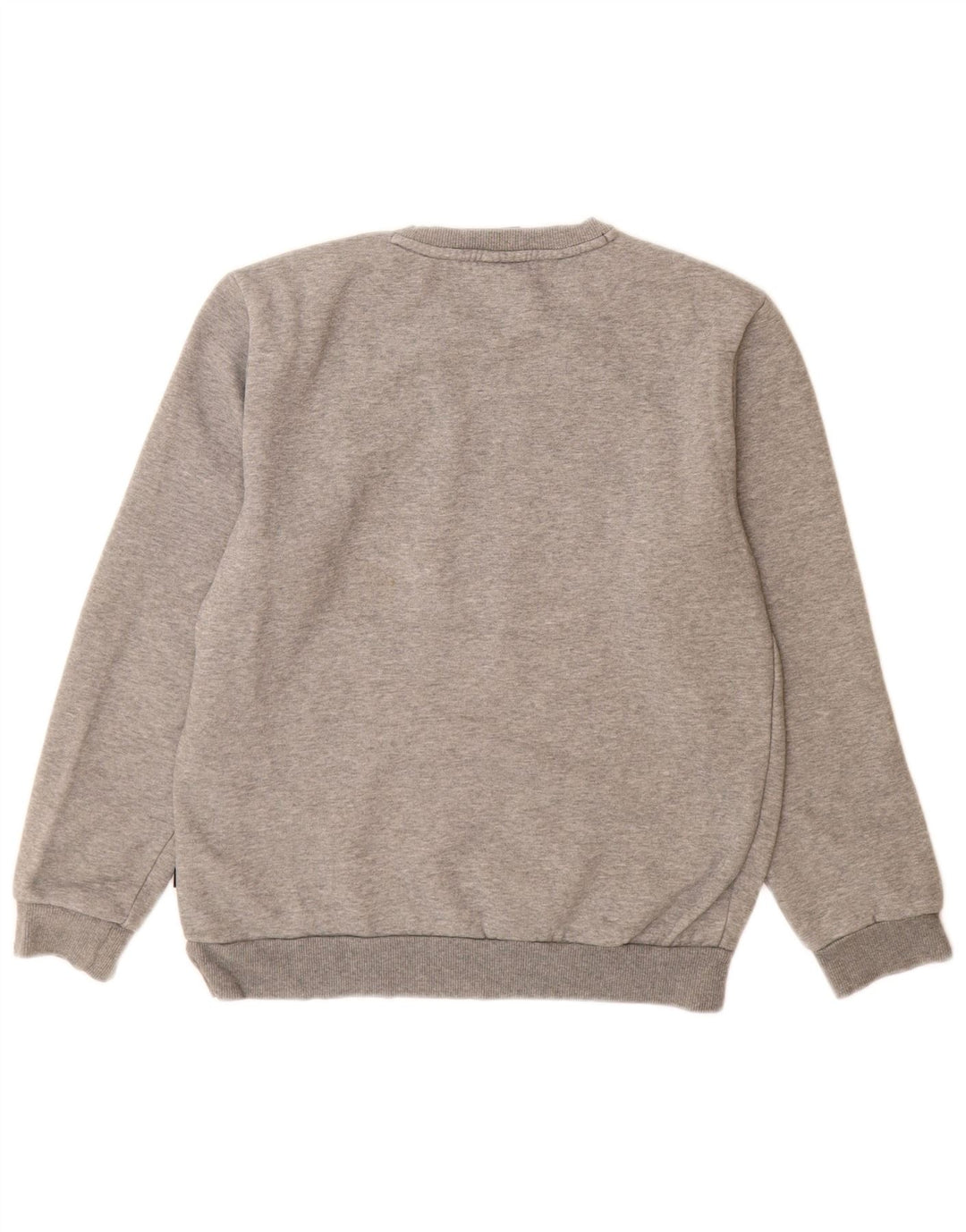 Puma Sweat-shirt graphique pour homme, petit, gris, coton moucheté