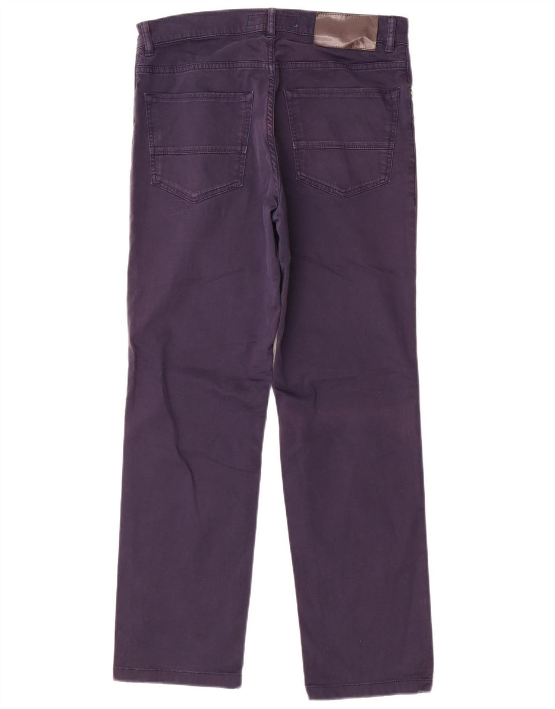 TRUSSARDI Pantalon Droit Casual W29 L28 Bleu Marine Femme