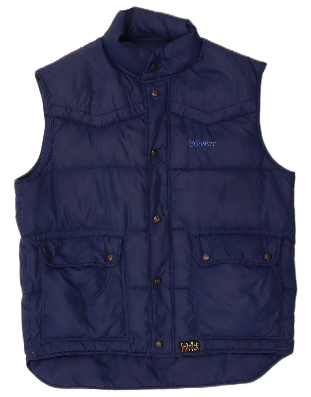 Dolomite Gilet rembourré pour homme UK 38 Bleu marine moyen Polyester