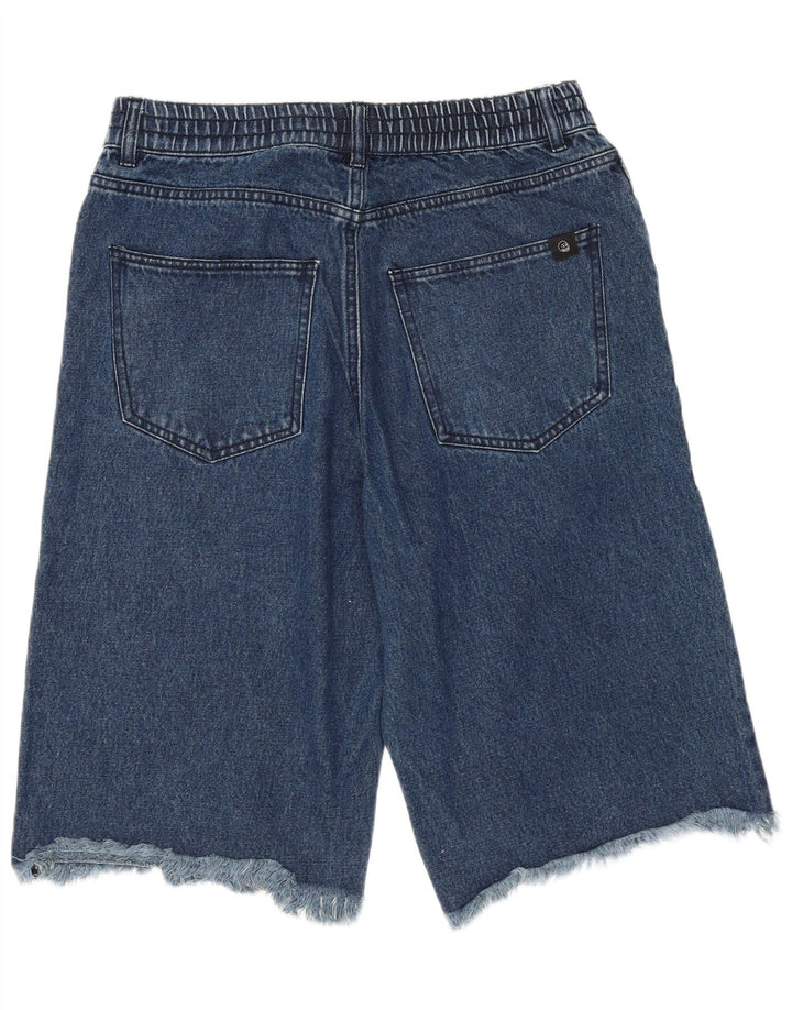 Cheap Monday Bermuda en Jean W29 Petit Bleu Marine en Coton pour Homme