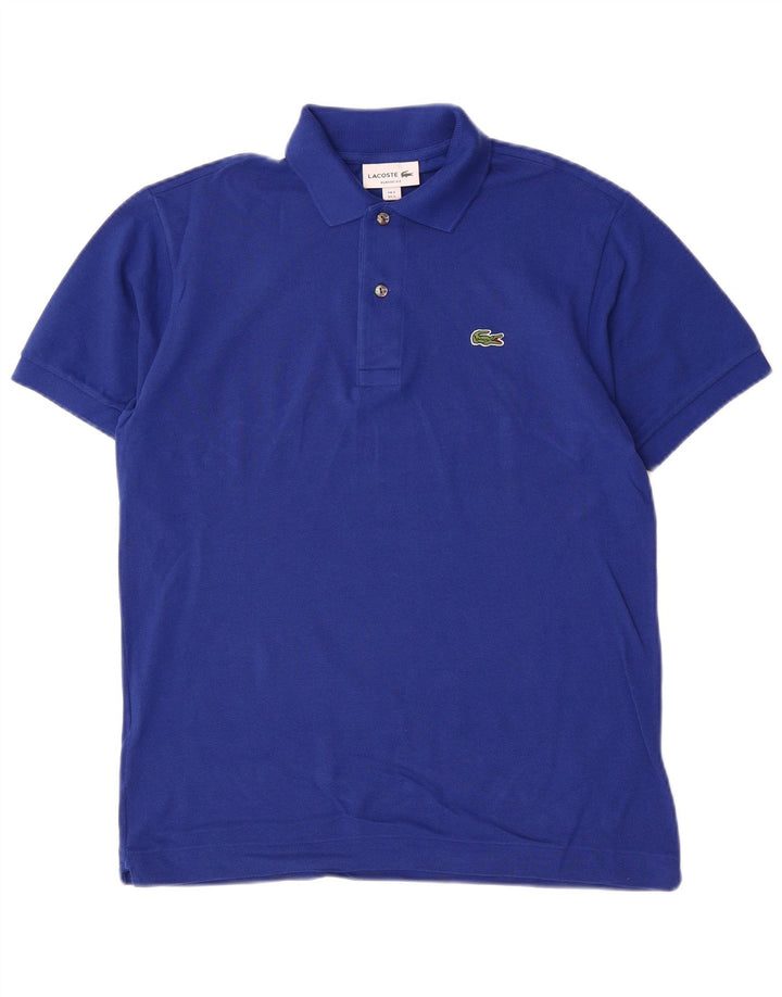 Lacoste Polo coupe classique pour homme Taille 3 Petit Bleu