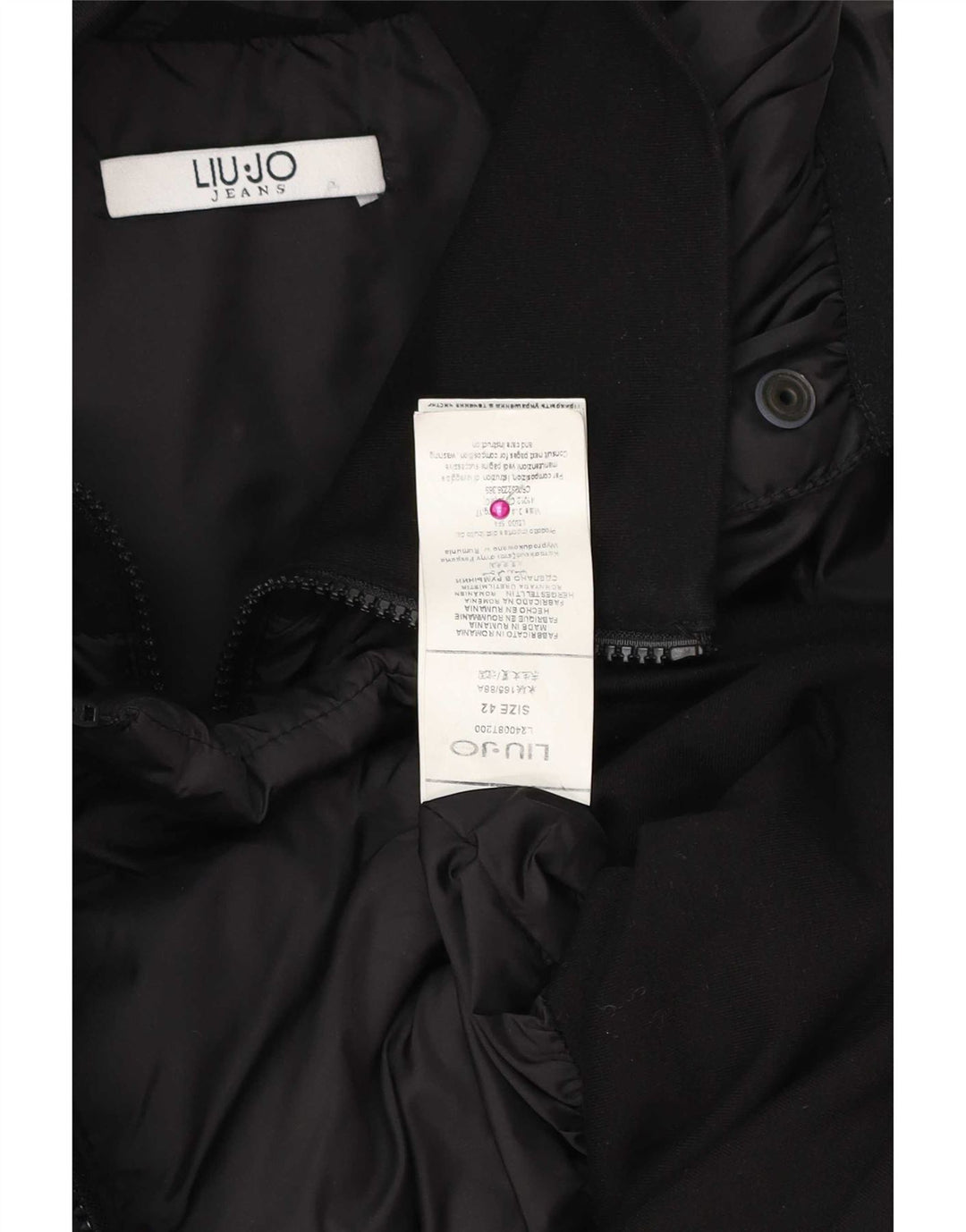 Liu Jo Veste matelassée IT 42 Femme Noir Moyen Polyester
