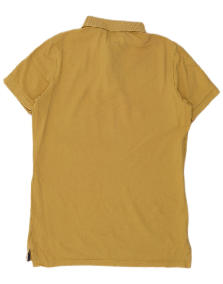 Superdry Polo Homme Jaune Moyen Coton