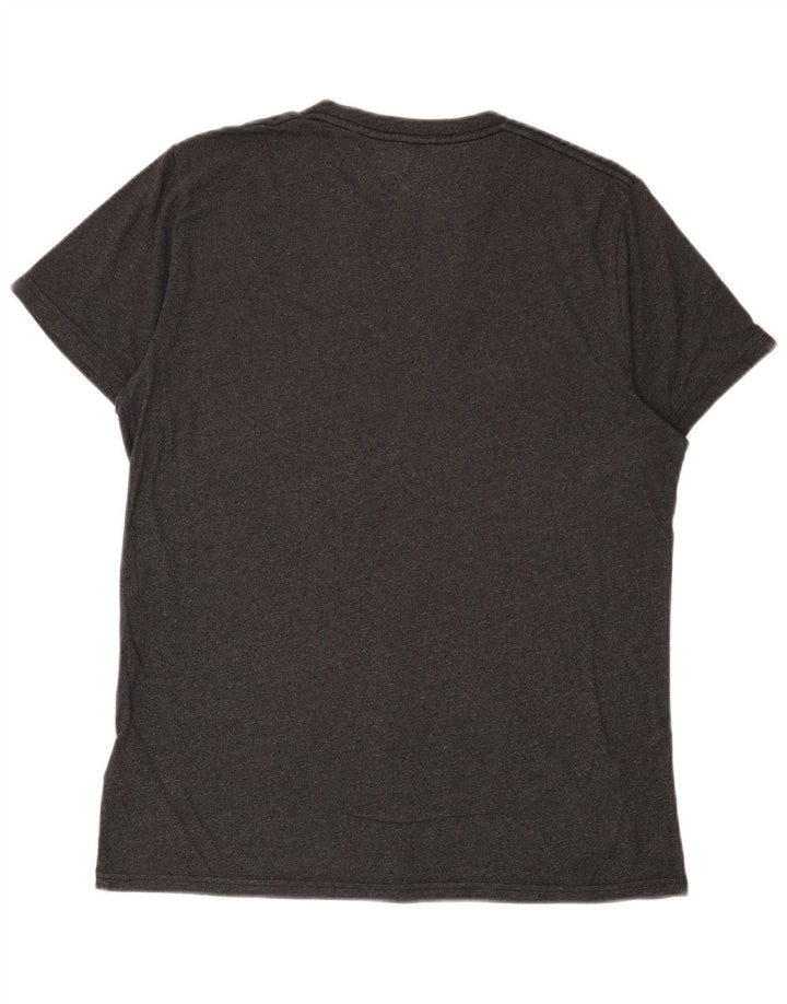 Hollister T-Shirt Homme Gris Moyen Coton