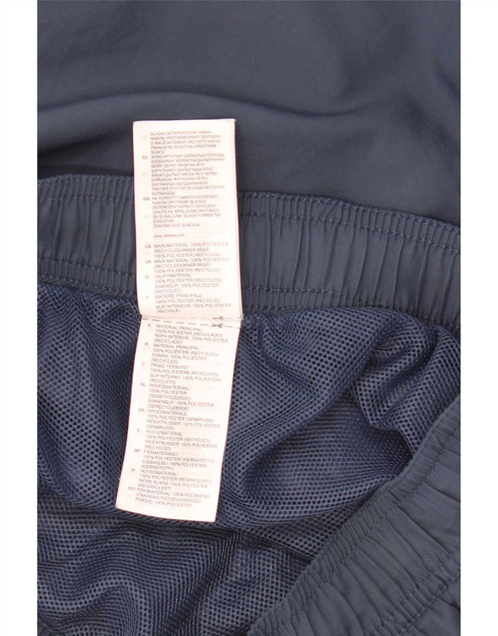 Adidas Short de sport pour femme UK 10 Petit Bleu marine Polyester