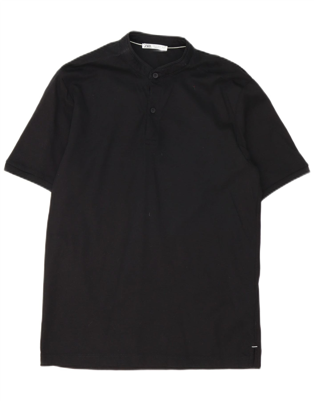 Zara Polo Homme Petit Noir Coton