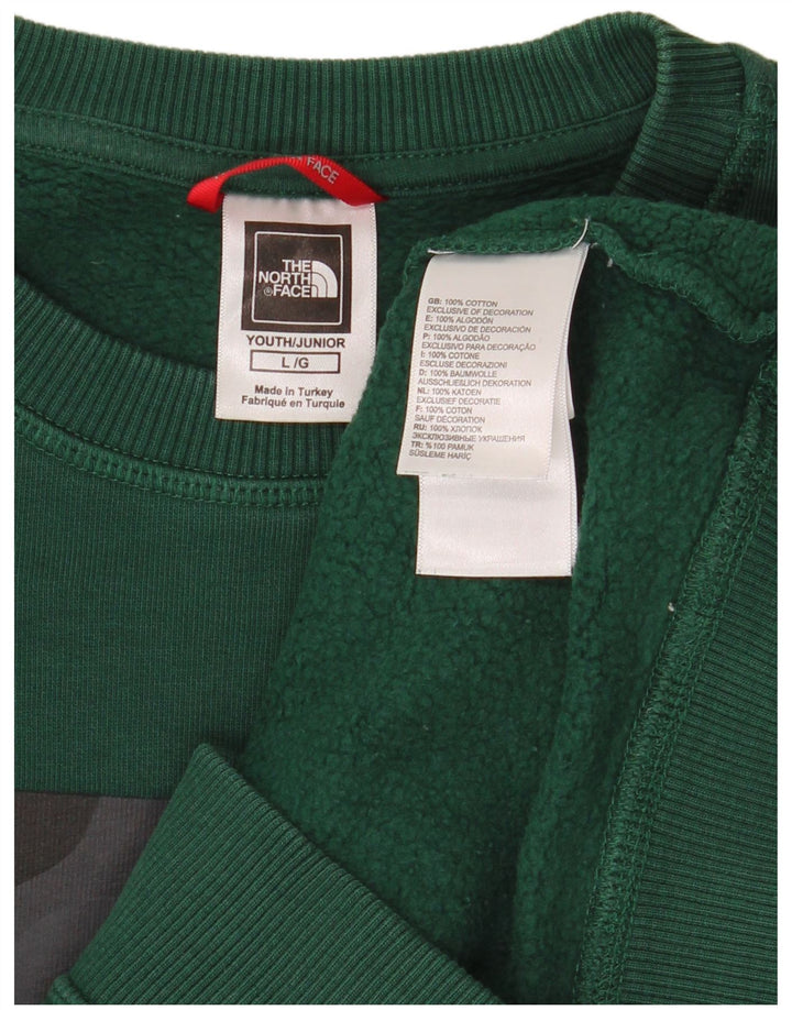 THE NORTH FACE Sweat-shirt graphique pour garçon 11-12 ans, grand vert