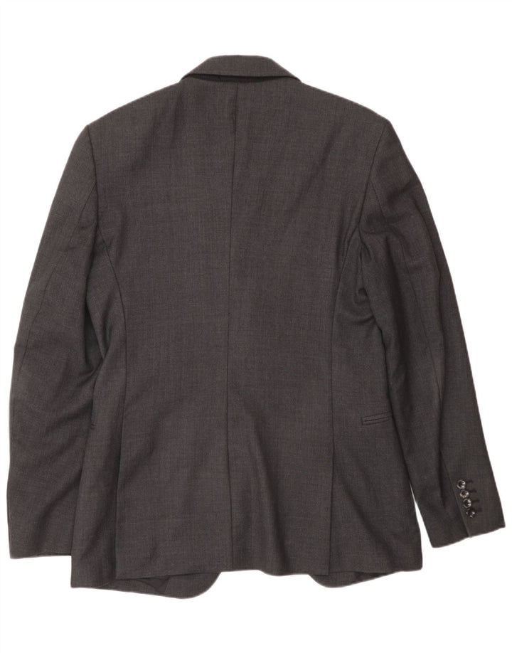 Reiss Veste Blazer 1 Bouton pour Homme UK 36 Petit Gris