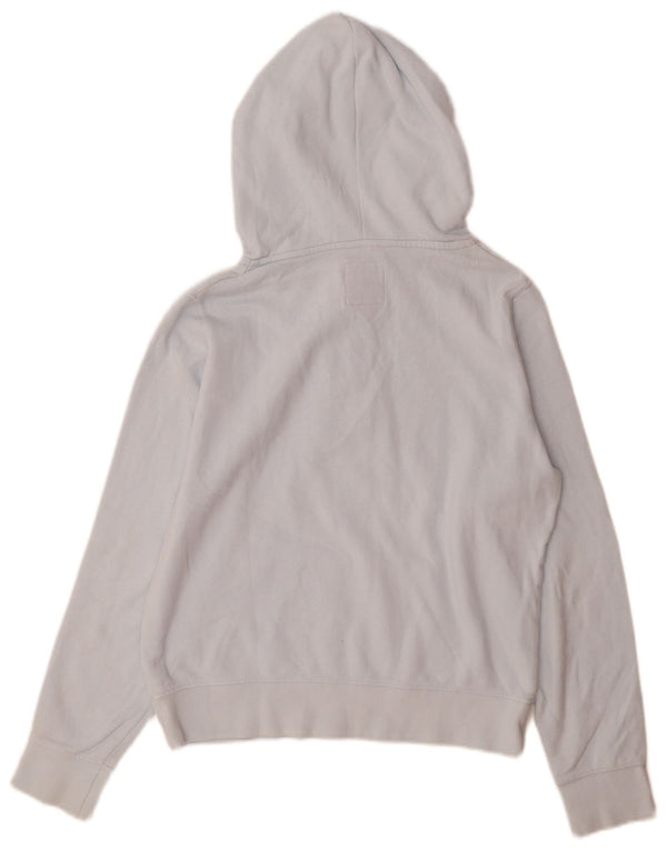 Rip Curl Pull à capuche surdimensionné à col boutonné pour femme UK 2 2XS Bleu