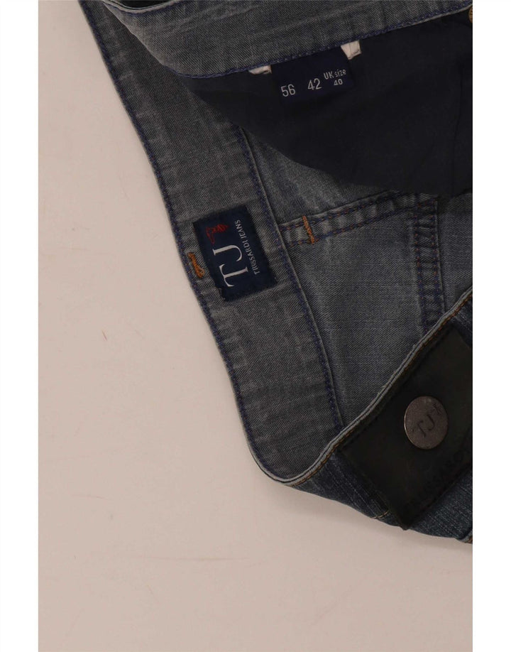 Trussardi Jean Droit W40 L29 Bleu Homme