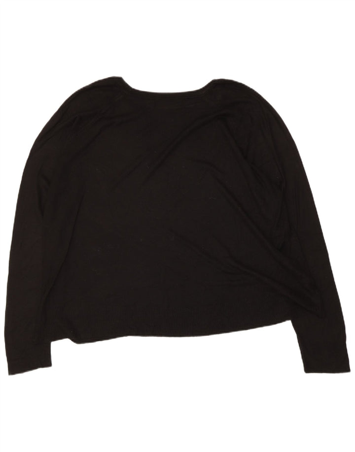 Zara Pull col bateau pour femme UK 14 Noir moyen