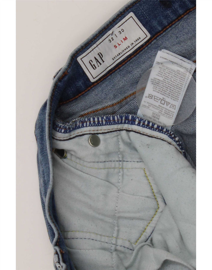 Gap Jean Slim Femme W32 L30 Bleu Coton